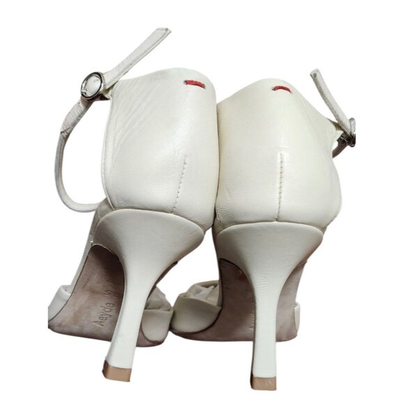 AEYDE Selma cream leather color Pointed Toe Pump Women SIZE EU 38.5/US 7.5 - Picture 8 of 16